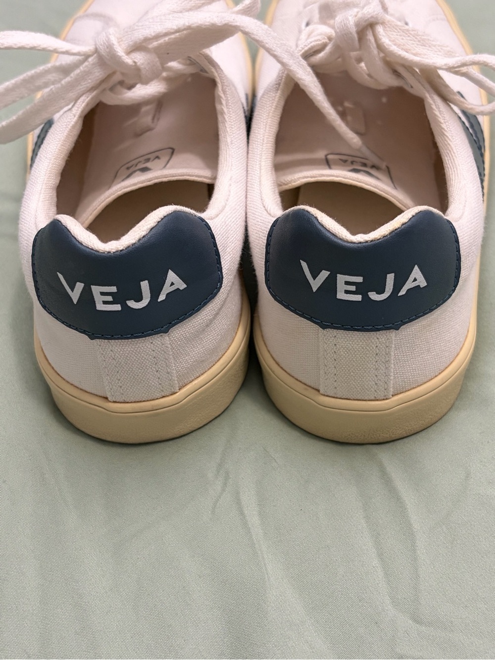 Veja Esplar SE Canvas Sneaker White Blue size 6 - Picture 4 of 10